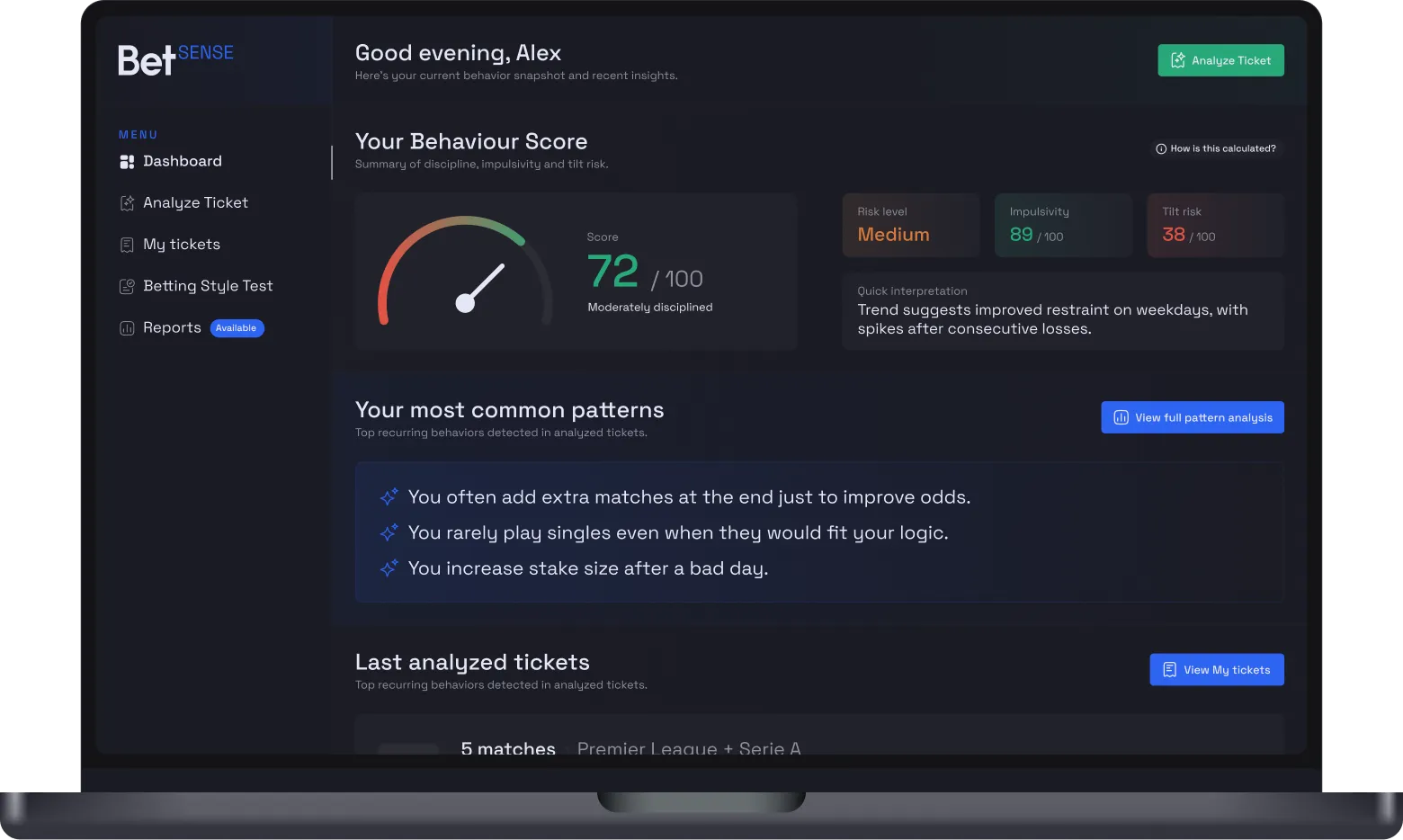 Panoul Tiltz pe MacBook